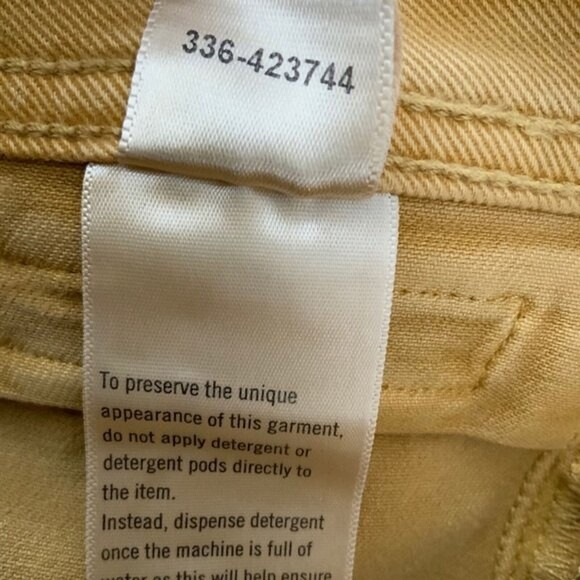 PAIGE Mustard Colette High Rise Jeans Slim Crop Flare Going-out Contemporary 25 - Picture 8 of 9